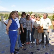 Almansa: asistentes con Alicia Giménez Bartlett.