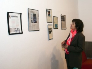 Villarrobledo 2013. Rosa Montero visita las exposiciones Villarrobledo 2013. Rosa Montero visita las exposiciones