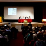 Villarrobledo 2013. Personalidades presentando el evento