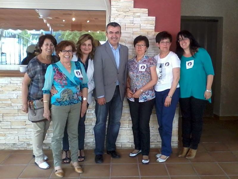 Clubes de Almansa con Lorenzo Silva en el encuentro 2014