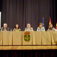 Tarazona (2010) Clara Sánchez con personalidades asistentes.